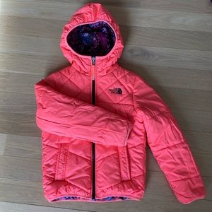 The North Face Reversible Perrito Jacket Girls Size 7/8 (S)